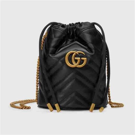 gucci gg marmont 水桶 包|gucci marmont leather.